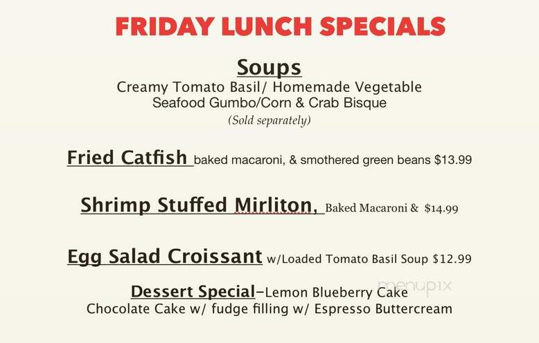 T Le Blanc's Creole Kitchen - Slidell, LA menu_pic