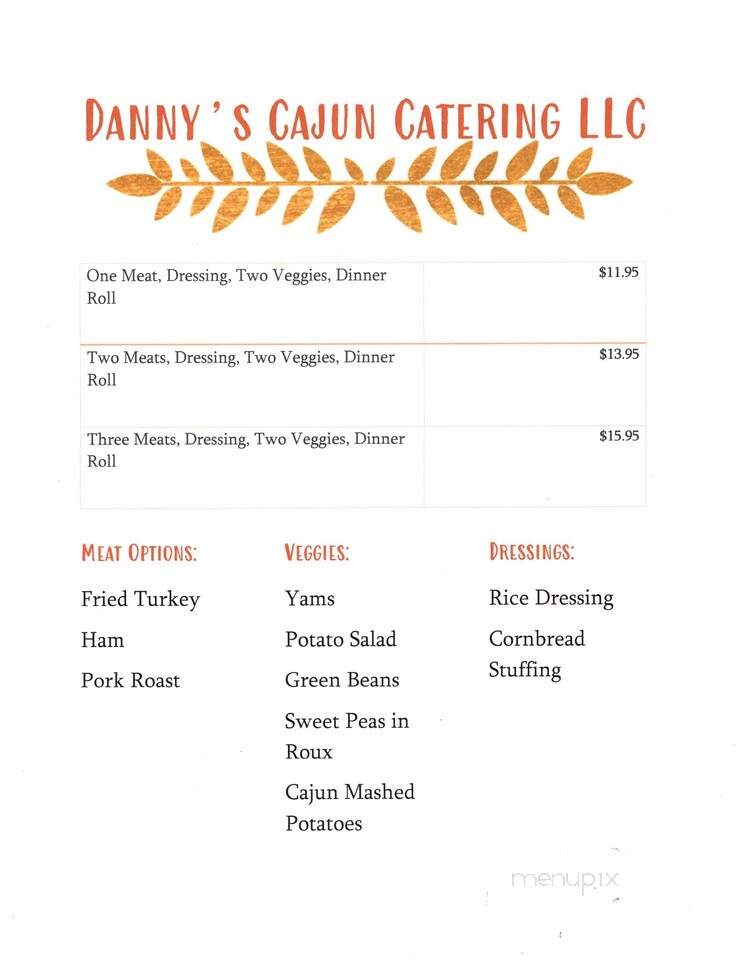 Danny's Cajun Catering - White Castle, LA
