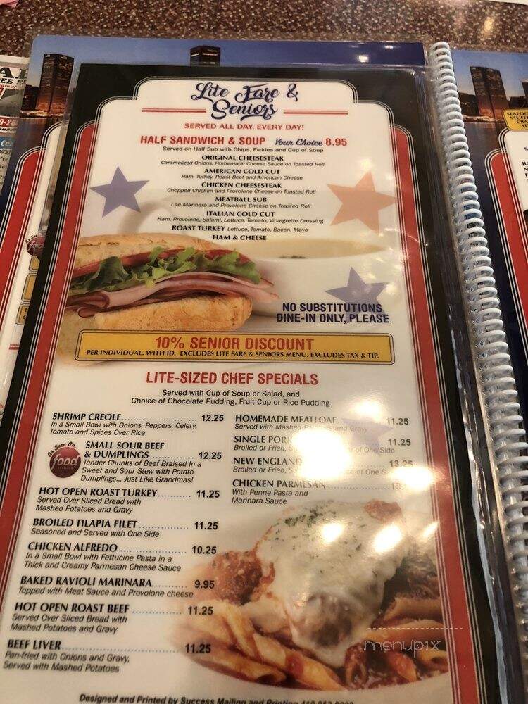 Boulevard Diner - Dundalk, MD menu_pic
