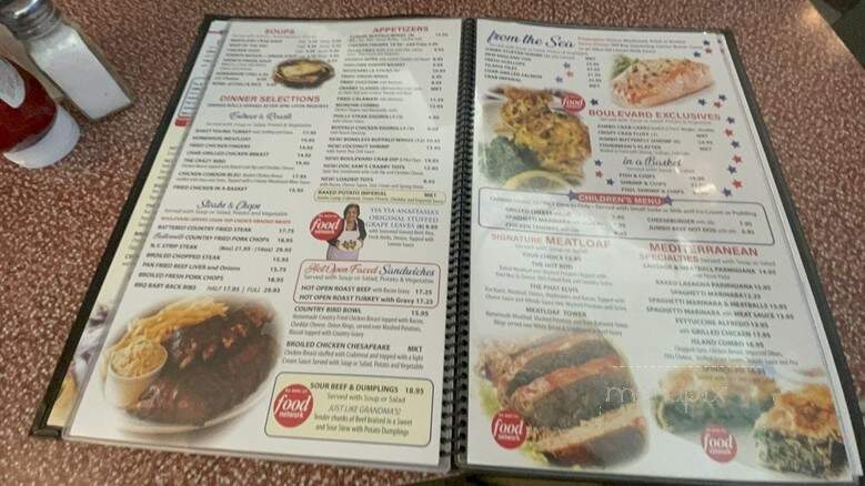 Boulevard Diner - Dundalk, MD menu_pic