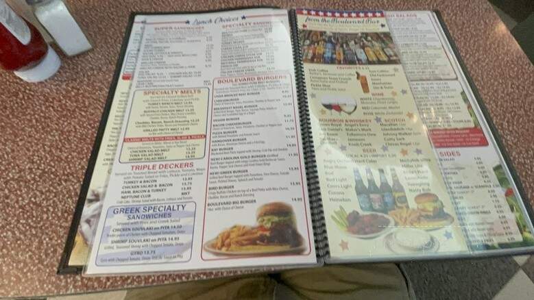 Boulevard Diner - Dundalk, MD menu_pic
