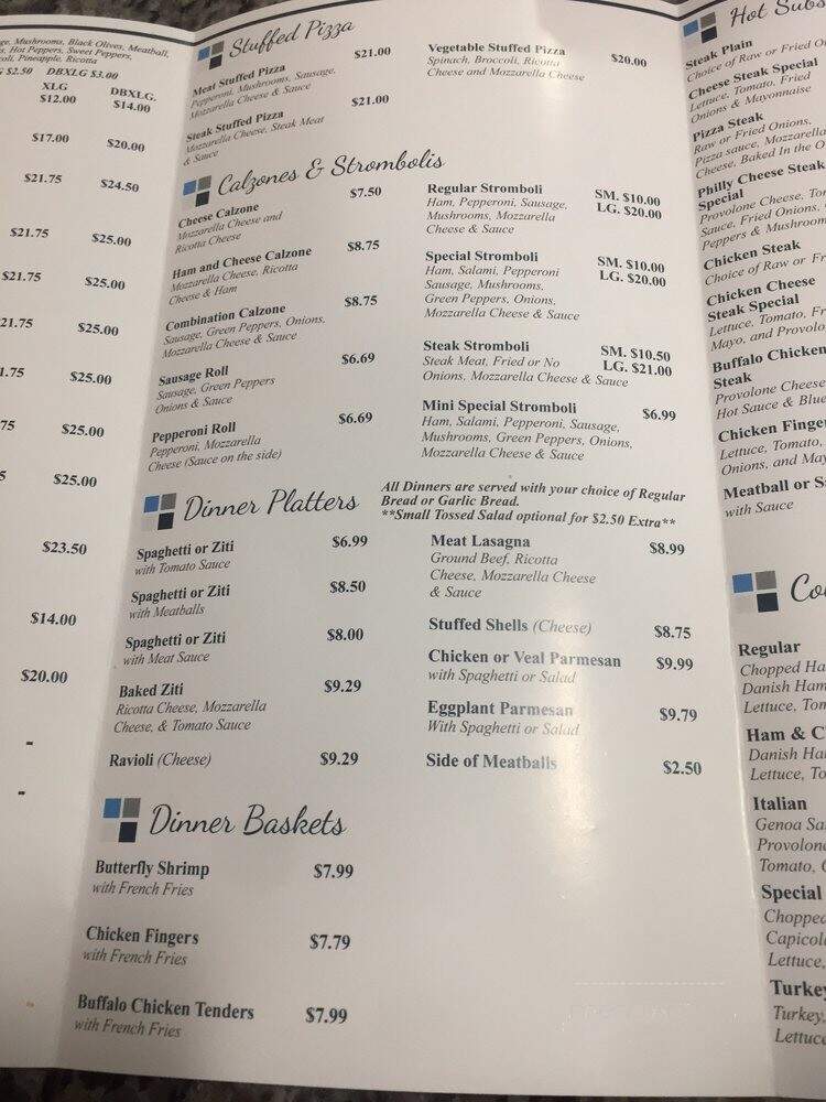 Frank's Pizza - North East, MD menu_pic