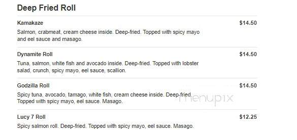 Fuji Japanese Steak Seafood Hs - Edgewater, MD menu_pic
