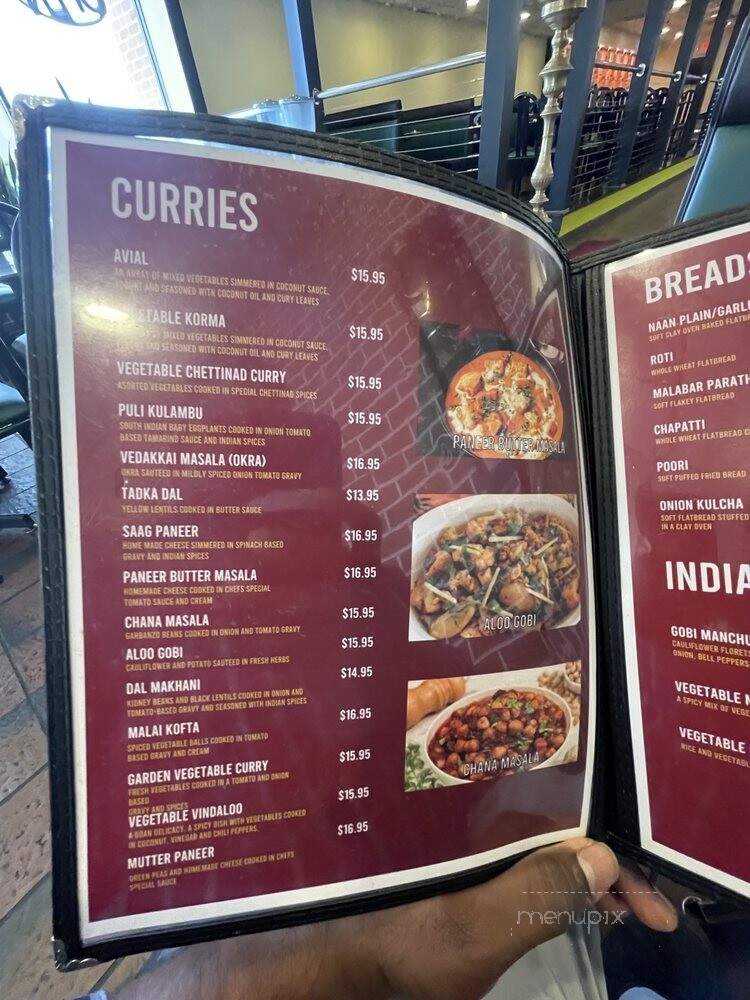 Madras Palace - Gaithersburg, MD menu_pic