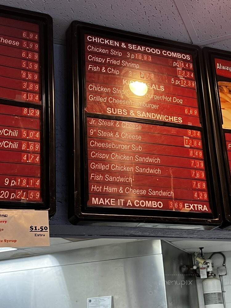 Tastee Freez - North Beach, MD menu_pic