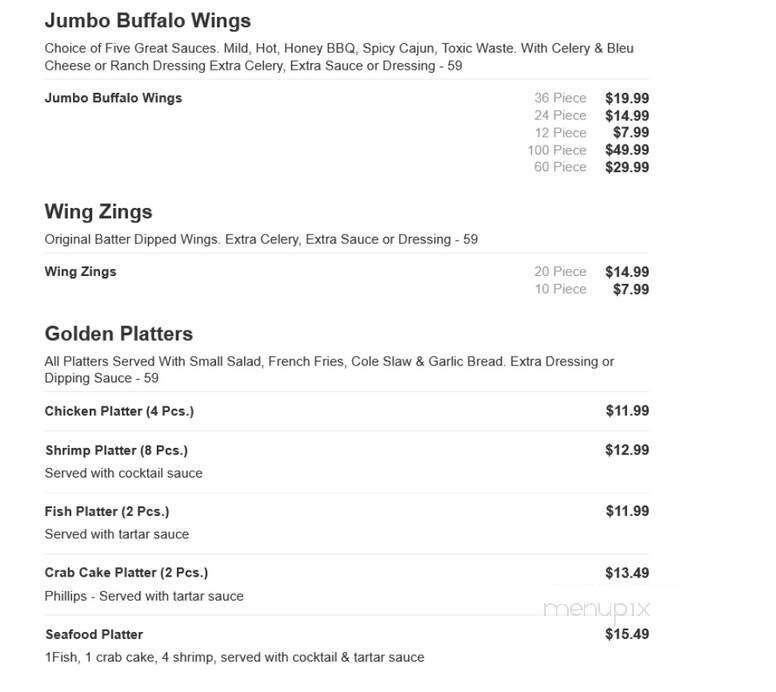 Tim's Pizza & Subs - Salisbury, MD menu_pic