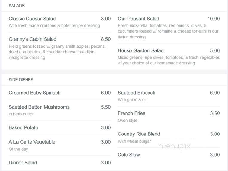 Union Hotel Restaurant - Port Deposit, MD menu_pic