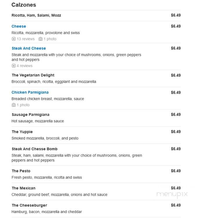 Boomers Sub & Deli - Worcester, MA menu_pic