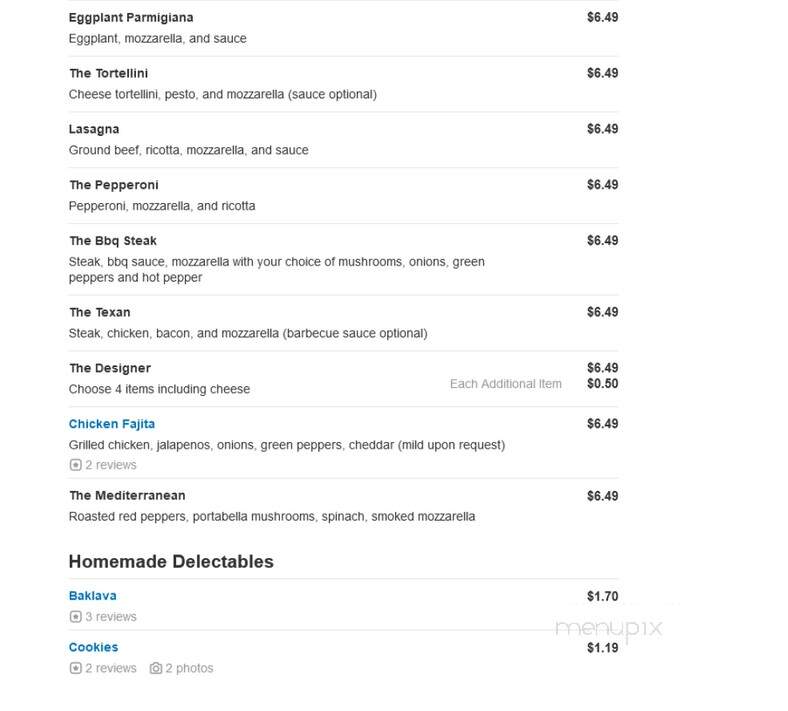 Boomers Sub & Deli - Worcester, MA menu_pic