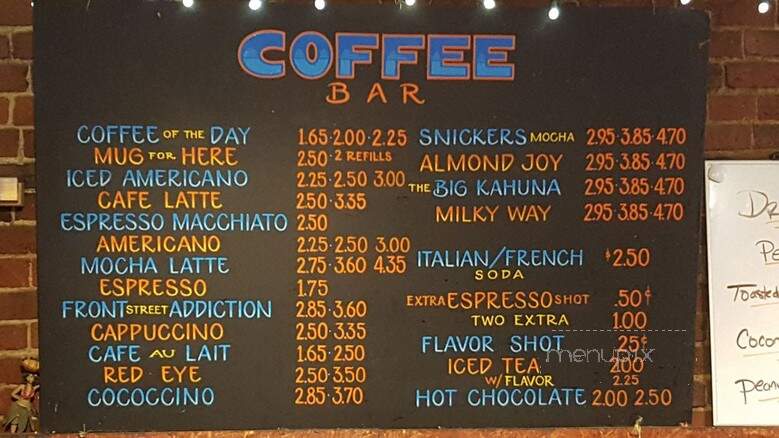 Front Street Coffeehouse - Salem, MA menu_pic