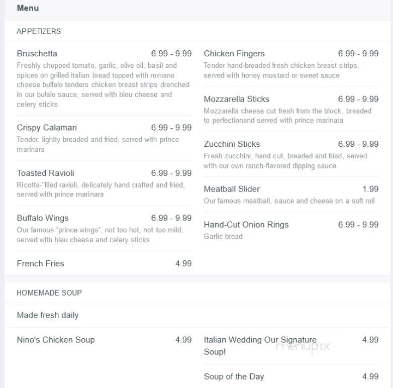 Giggles Comedy Club - Saugus, MA menu_pic