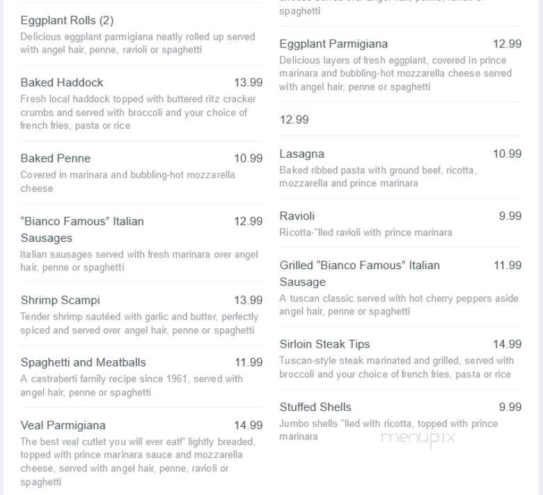Giggles Comedy Club - Saugus, MA menu_pic