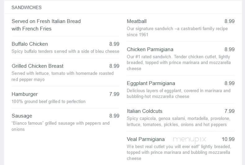 Giggles Comedy Club - Saugus, MA menu_pic