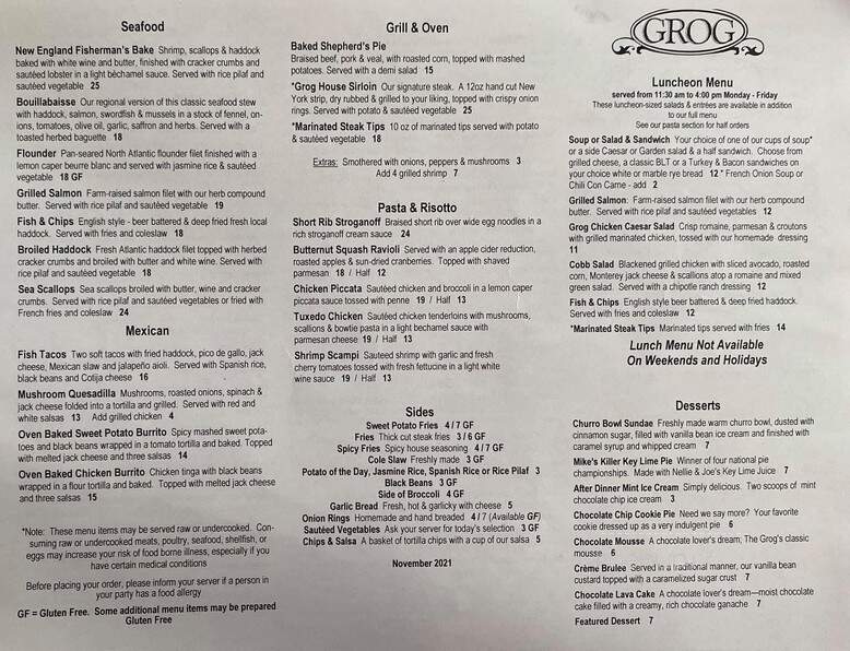 Grog Restaurant - Newburyport, MA