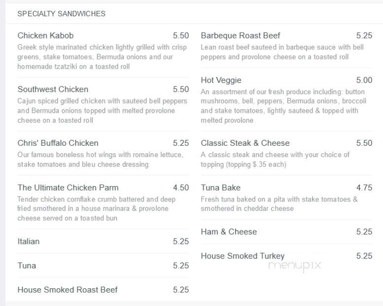 Johnny's Pizza & Smokehouse - Newton, MA menu_pic