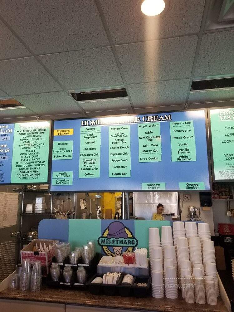 Meletharb Ice Cream - Wakefield, MA menu_pic