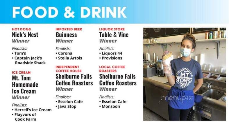 Mt Tom's Homemade Ice Cream - Easthampton, MA menu_pic