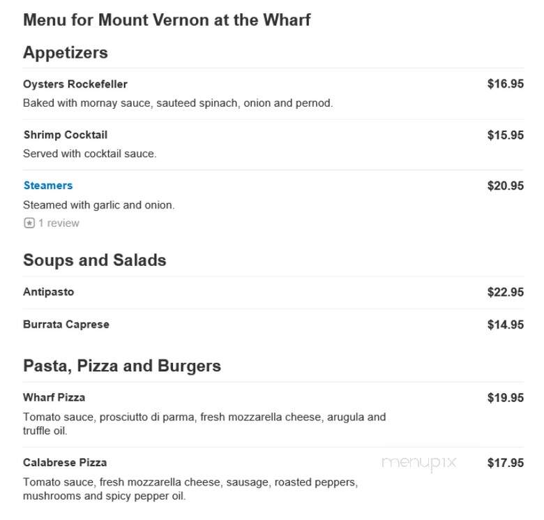 Mt Vernon At The Wharf - Revere, MA