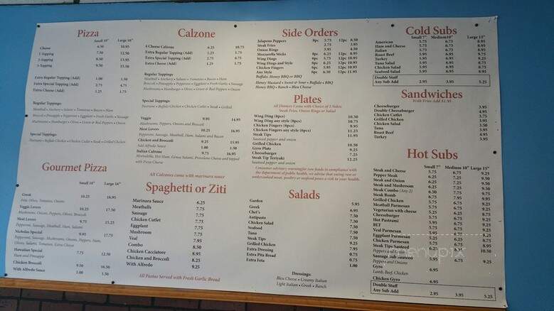 Nick's Seafood Subs & Pizza - Roslindale, MA