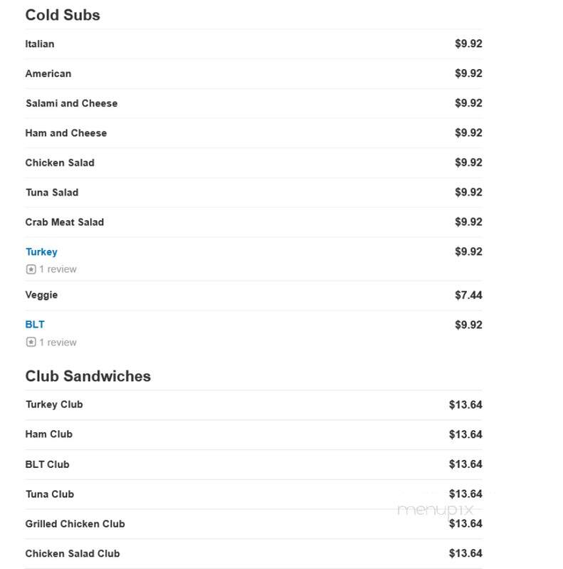 Papa Jacks - Revere, MA menu_pic