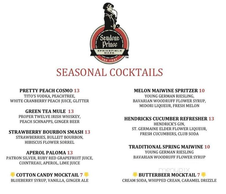Student Prince Deli - Springfield, MA menu_pic