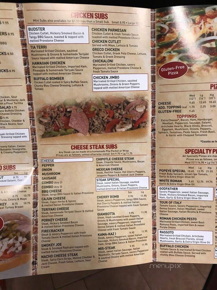 T C Lando's Sub & Pizzeria - Hudson, MA menu_pic
