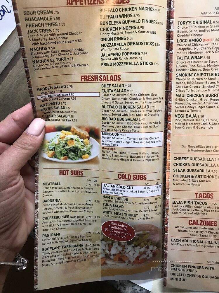 T C Lando's Sub & Pizzeria - Hudson, MA menu_pic
