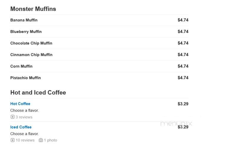 Walnut Street Coffee Cafe - Lynn, MA menu_pic