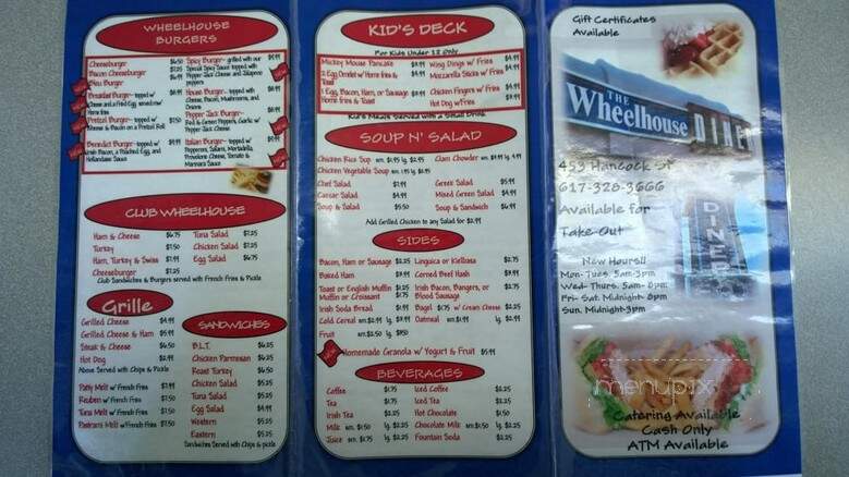 Wheelhouse Diner - North Quincy, MA
