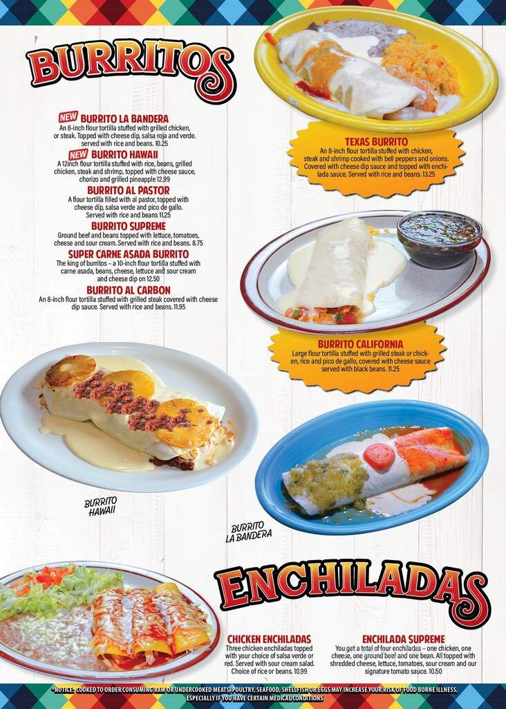 Los Charros Mexican Restaurant - Conyers, GA menu_pic