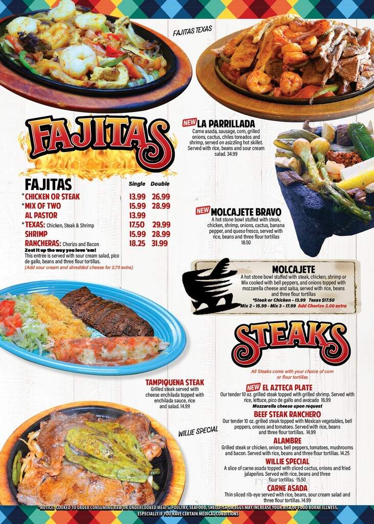 Los Charros Mexican Restaurant - Conyers, GA menu_pic