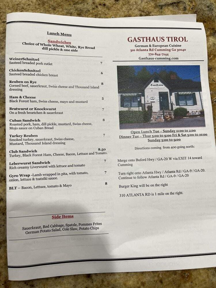 Gasthaus Le Cafe - Cumming, GA