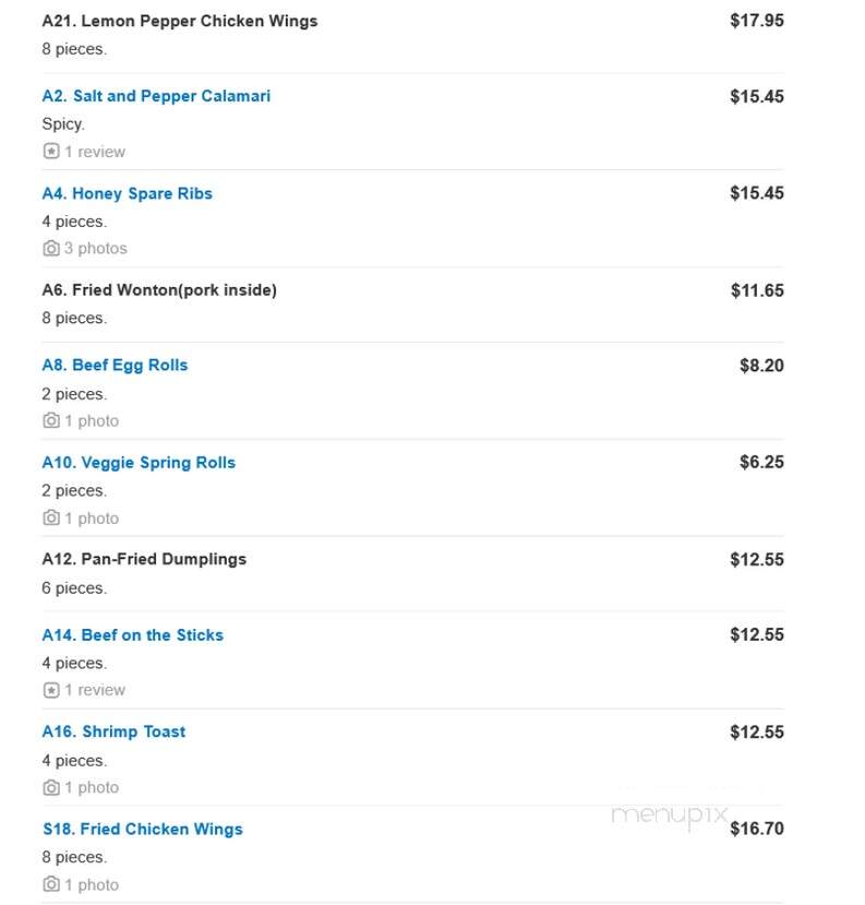 Royal Chef - Fayetteville, GA menu_pic