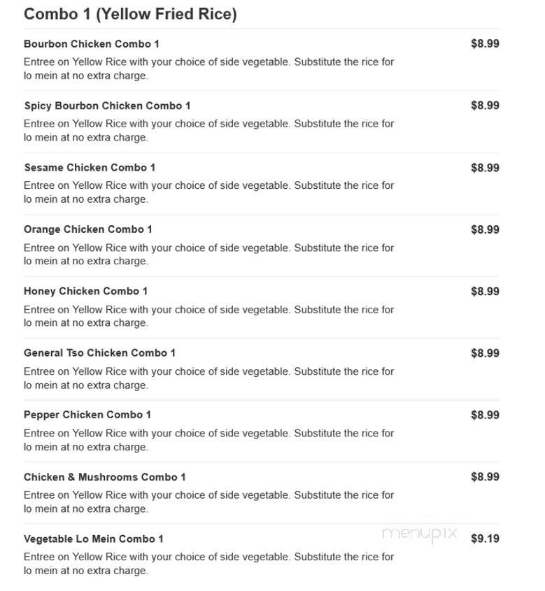 Bourbon Grill & More - Statesboro, GA menu_pic