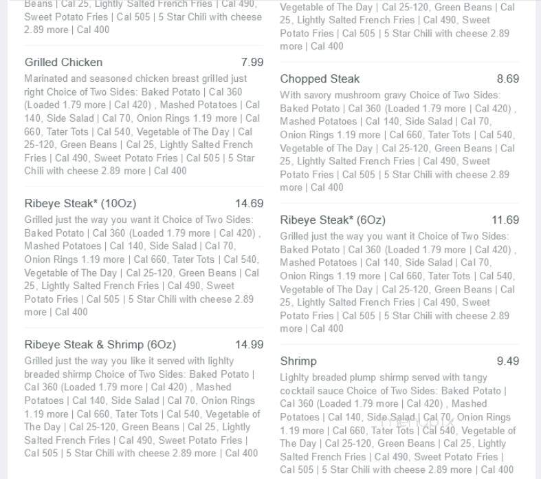 Huddle House - Baxley, GA menu_pic
