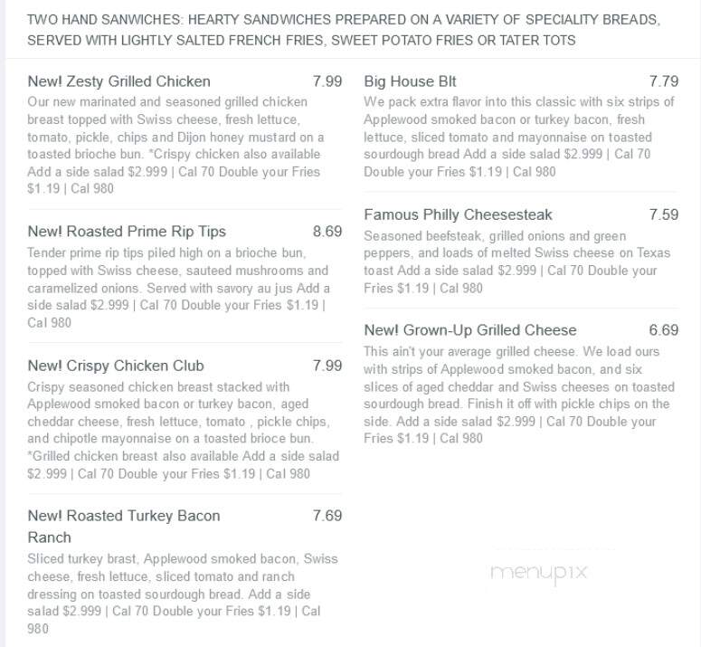 Huddle House - Baxley, GA menu_pic