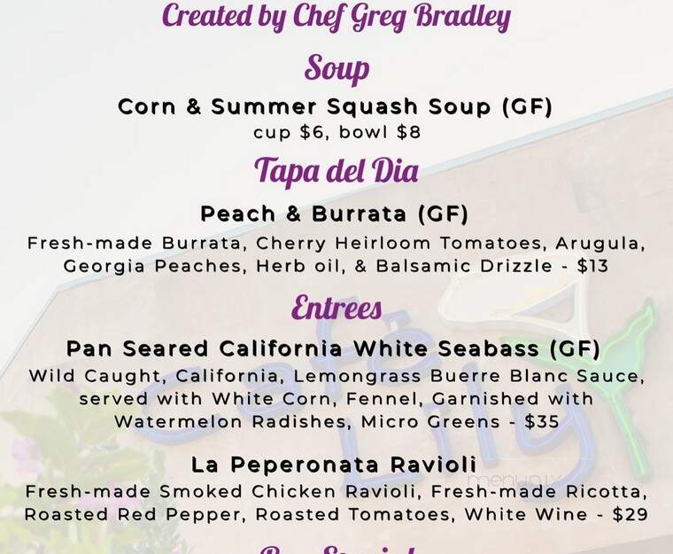 Cafe Lily - Decatur, GA menu_pic