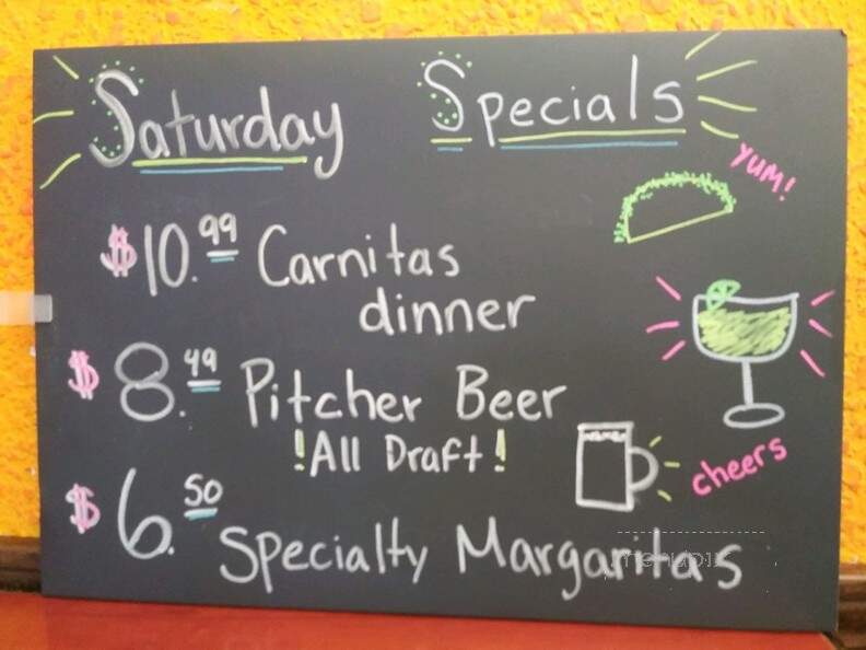 San Diego Mexican Restaurant - Locust Grove, GA menu_pic