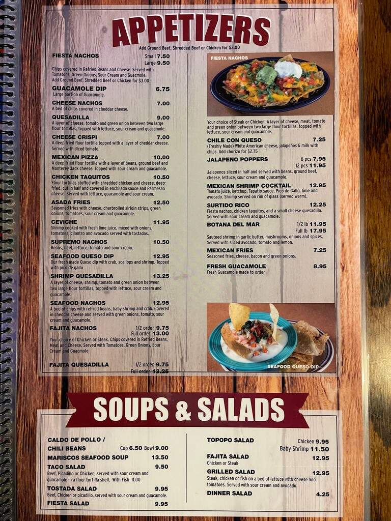 Fiesta Mexicana - Red Wing, MN menu_pic