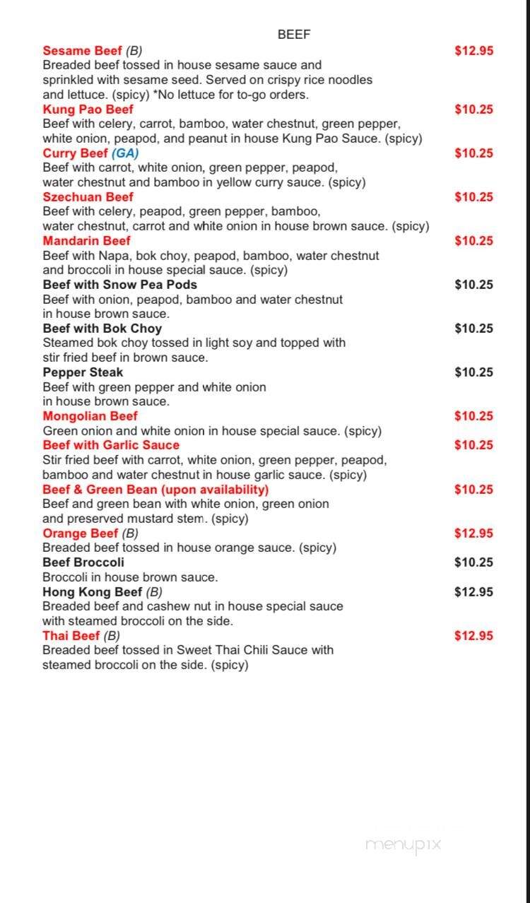 Bo Bo's Taste Of Asia - Rogers, MN menu_pic