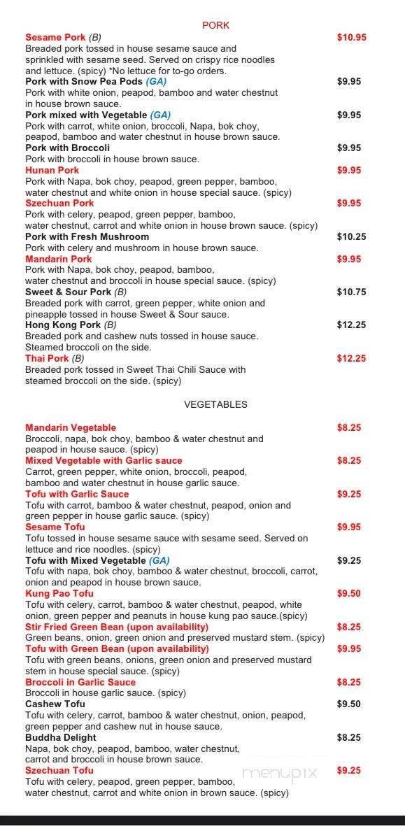Bo Bo's Taste Of Asia - Rogers, MN menu_pic