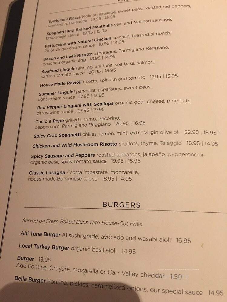 Ciao Bella - Bloomington, MN menu_pic
