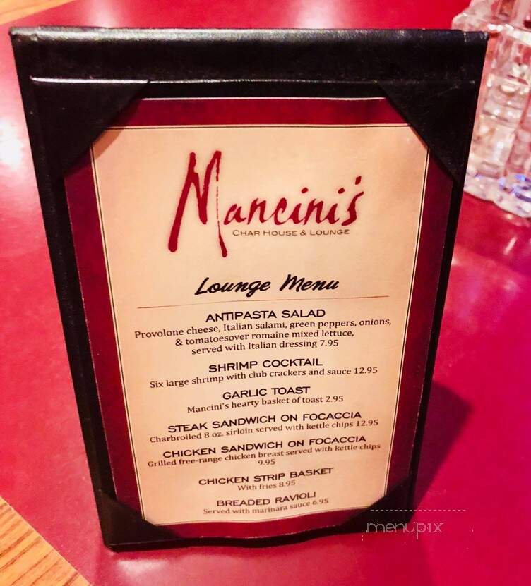 Mancinis Char House - Saint Paul, MN menu_pic