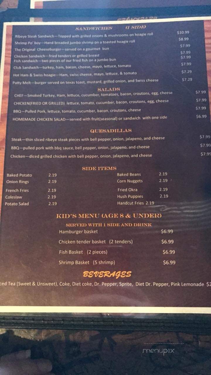 Burns Bar Bq - Batesville, MS menu_pic