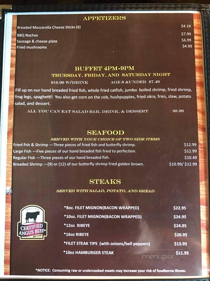 Burns Bar Bq - Batesville, MS menu_pic