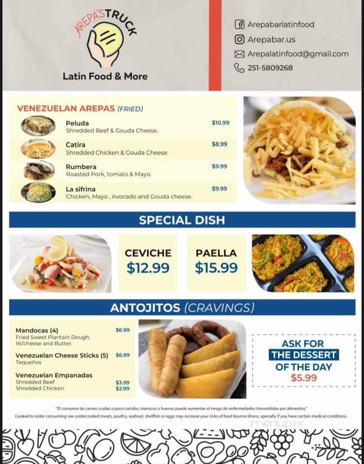 Mosaic Tapas Bar - Ocean Springs, MS menu_pic
