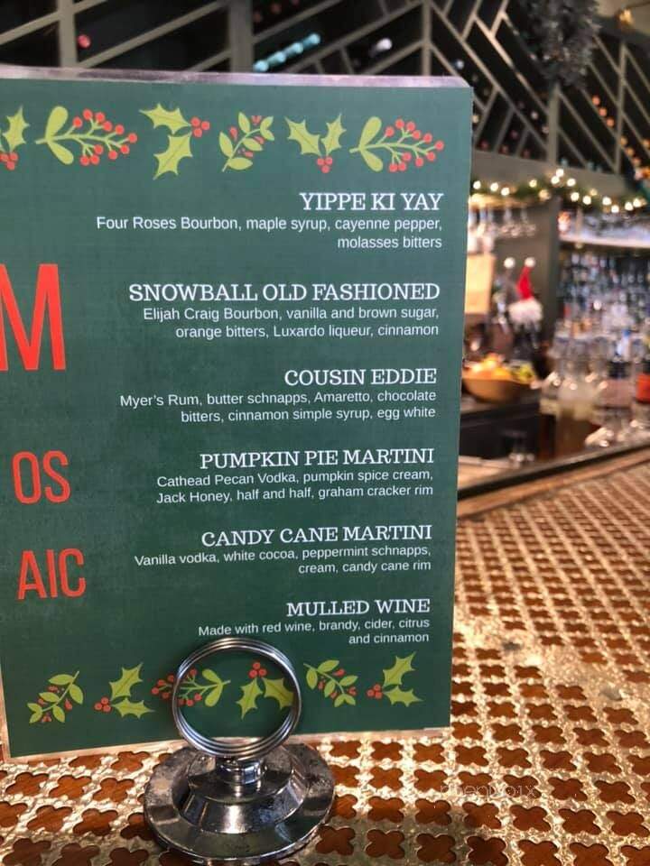 Mosaic Tapas Bar - Ocean Springs, MS menu_pic