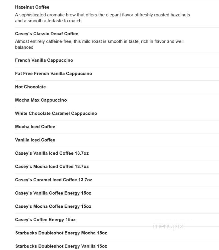 Caseys Carry Out Pizza - Laddonia, MO menu_pic