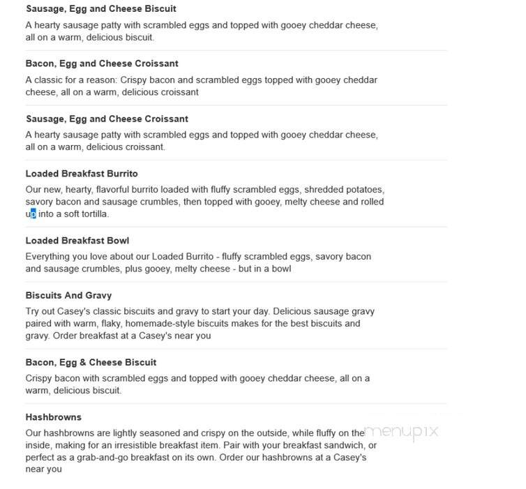Caseys Carry Out Pizza - Laddonia, MO menu_pic