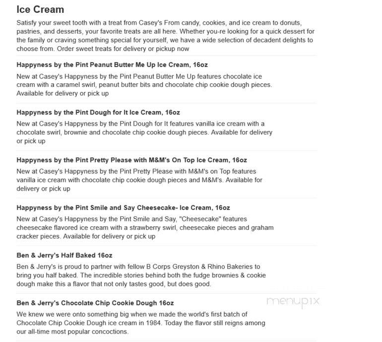 Caseys Carry Out Pizza - Laddonia, MO menu_pic
